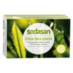 Sodasan vegane Bio-Seife Grüner Tee + Limette 100g