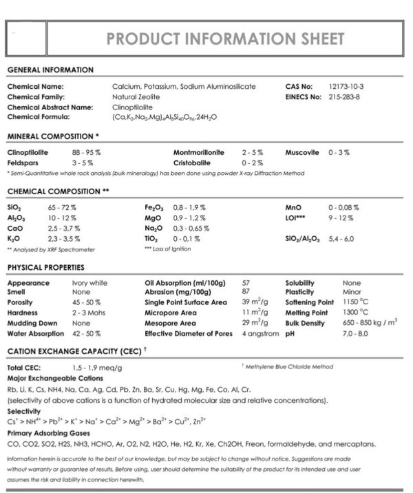 Zeolith Klinoptilolith Pulver 20 kg – Bild 2